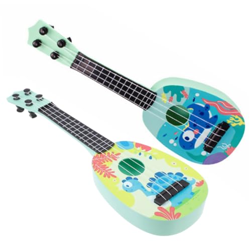 KONTONTY 2 Stück Mini Gitarre Musikinstrument Gitarrenspielzeug Für Für Frühes Musikalisches Lernen Simulierte Gitarre Abs KONTONTY 2 Stück Mini Gitarre Musikinstrument Gitarrenspielzeug Für Für Frühes Musikalisches Lernen Simulierte Gitarre Abs von KONTONTY