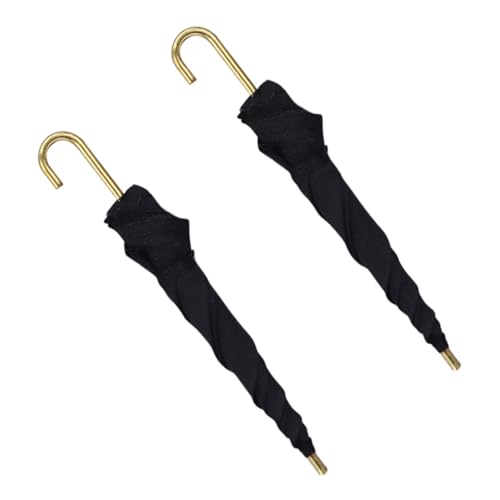 KONTONTY 2 Stück Mini Regenschirm Modelle für Puppenhaus Dekorative Accessoires für Kreative Spiele und Stilvolle Deko Langlebig und Sicher KONTONTY 2 Stück Mini Regenschirm Modelle für Puppenhaus Dekorative Accessoires für Kreative Spiele und Stilvolle Deko Langlebig und Sicher von KONTONTY