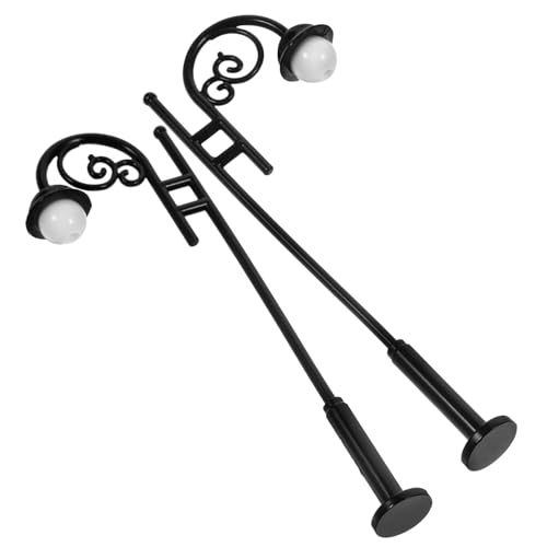 KONTONTY 2 Stück Mini Straßenlaternen Dekorative Lampen für Puppenhaus DIY Mikrolandschaften Lebensechte Modelle für Dörfer und Gartenlandschaften KONTONTY 2 Stück Mini Straßenlaternen Dekorative Lampen für Puppenhaus DIY Mikrolandschaften Lebensechte Modelle für Dörfer und Gartenlandschaften von KONTONTY