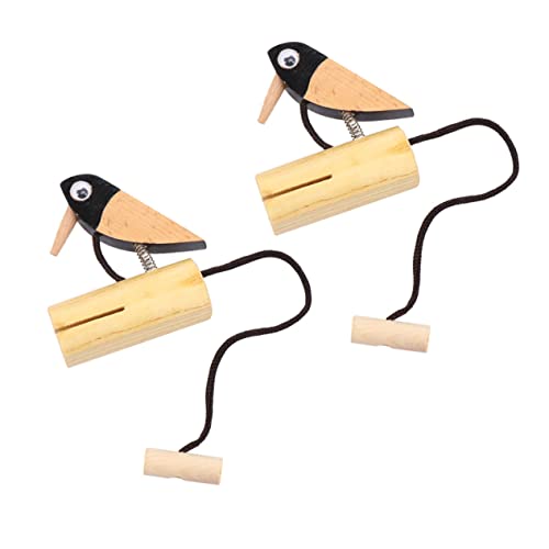 KONTONTY 2 Stück Musikinstrument kinderinstrumente Music Instruments for Instrument Schlagzeug für die Früherziehung Hilfsmittel für den Musikunterricht hölzern KONTONTY 2 Stück Musikinstrument kinderinstrumente Music Instruments for Instrument Schlagzeug für die Früherziehung Hilfsmittel für den Musikunterricht hölzern von KONTONTY