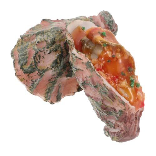 KONTONTY 2 Stück Oyster-Modell Simulationsausternmodell Simulationsmodell für Meeresfrüchte Meeresfrüchte-Fake-Modell Lebensmittelspielzeug Simulation Auster PVC KONTONTY 2 Stück Oyster-Modell Simulationsausternmodell Simulationsmodell für Meeresfrüchte Meeresfrüchte-Fake-Modell Lebensmittelspielzeug Simulation Auster PVC von KONTONTY