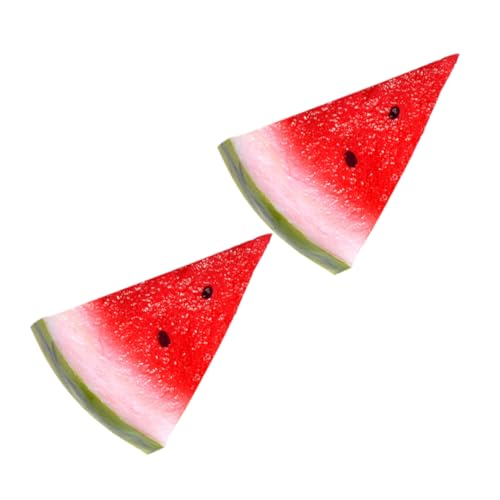 KONTONTY 2stücke Gefälschte Wassermelonenscheiben Aus Plastik Simulations-wassermelonenscheibe Für Fotografie-Requisiten Künstliche Fruchtscheiben Modell Wassermelonenmodell Für KONTONTY 2stücke Gefälschte Wassermelonenscheiben Aus Plastik Simulations-wassermelonenscheibe Für Fotografie-Requisiten Künstliche Fruchtscheiben Modell Wassermelonenmodell Für von KONTONTY
