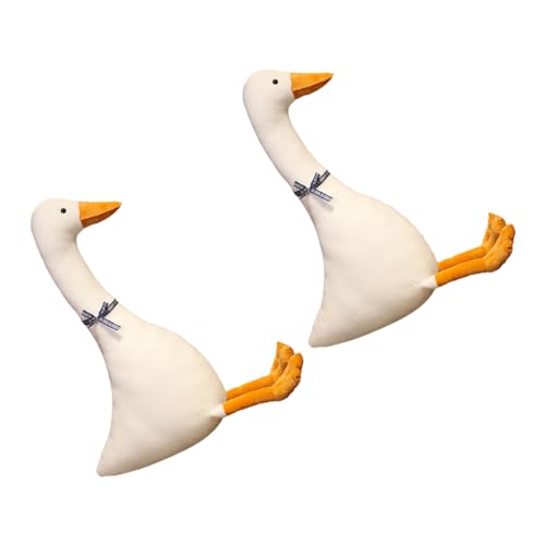 KONTONTY 2 Stück Puppe Plüschtier groß Gans Plüschtiere gefüllte Gans kinderspielzeug für Wohnzimmerdekoration geschke Plüschspielzeug tierisches Samt KONTONTY 2 Stück Puppe Plüschtier groß Gans Plüschtiere gefüllte Gans kinderspielzeug für Wohnzimmerdekoration geschke Plüschspielzeug tierisches Samt von KONTONTY