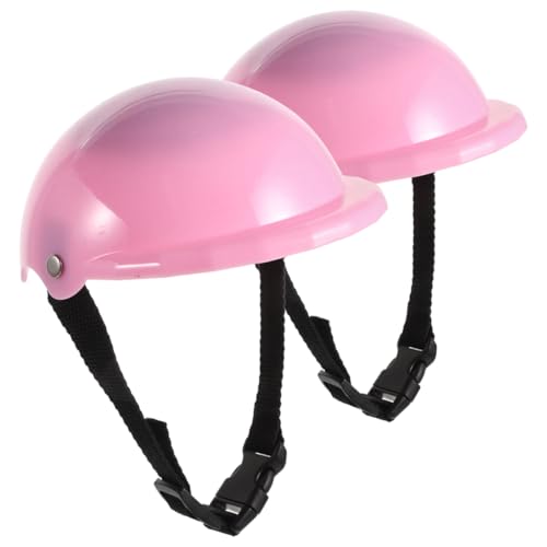 KONTONTY 2 Stück Puppenhelm Sporthelm für 18-Zoll-Puppe 18-Zoll-Puppenzubehör Scooter -Helme 14-Zoll-Puppenzubehör Fahrradhelm Puppenzubehör für 18 Zoll Roller Ersatzhelm Plastik Rosa KONTONTY 2 Stück Puppenhelm Sporthelm für 18-Zoll-Puppe 18-Zoll-Puppenzubehör Scooter -Helme 14-Zoll-Puppenzubehör Fahrradhelm Puppenzubehör für 18 Zoll Roller Ersatzhelm Plastik Rosa von KONTONTY