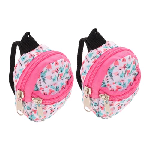 KONTONTY 2 Stück Puppenrucksack Miniatur-Schultasche Für Puppen Mini-Puppen-zubehörtasche Süße Schultaschen Für Puppen Schulranzen in Puppengröße Puppenschultasche Mini Doll Bag Polyester KONTONTY 2 Stück Puppenrucksack Miniatur-Schultasche Für Puppen Mini-Puppen-zubehörtasche Süße Schultaschen Für Puppen Schulranzen in Puppengröße Puppenschultasche Mini Doll Bag Polyester von KONTONTY