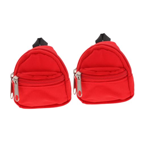 KONTONTY 2 Stück Puppenrucksack Puppenkostümzubehör Mini-Puppen-Schulspielzubehör Schulranzen in Puppengröße Miniatur-Puppenzubehör Mini-Puppen-Zubehörtasche Puppenreisen Polyester rot KONTONTY 2 Stück Puppenrucksack Puppenkostümzubehör Mini-Puppen-Schulspielzubehör Schulranzen in Puppengröße Miniatur-Puppenzubehör Mini-Puppen-Zubehörtasche Puppenreisen Polyester rot von KONTONTY
