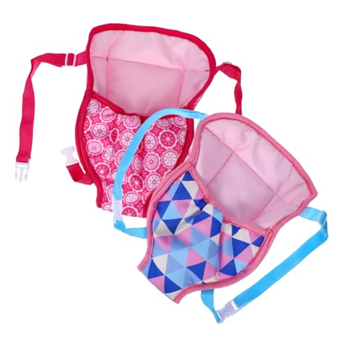 KONTONTY 2 Stück Puppenzubehör Babypuppentrage für kleine Mädchen Puppentragetaschen vorne für Mädchen Tragetuch für Babypuppen Plüsch Tragehilfe für Babypuppen Puppenträger Babytrage Stoff KONTONTY 2 Stück Puppenzubehör Babypuppentrage für kleine Mädchen Puppentragetaschen vorne für Mädchen Tragetuch für Babypuppen Plüsch Tragehilfe für Babypuppen Puppenträger Babytrage Stoff von KONTONTY