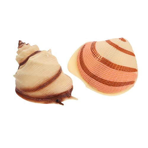 KONTONTY 2 Stück Realistische Conch Shell Modell Meerestier für Dekoration für Aquarium und Fischtank Interaktives Lernspielzeug Umweltbewusstsein Fördern KONTONTY 2 Stück Realistische Conch Shell Modell Meerestier für Dekoration für Aquarium und Fischtank Interaktives Lernspielzeug Umweltbewusstsein Fördern von KONTONTY
