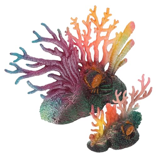 KONTONTY 2 Stück Simulation Korallen Aquarium Dekoration Teiliges Bruchfest und Farbecht Leichtes Sicheres Material Dekorative Unterwasserlandschaft für Fischaquarien Stabile Platzierung KONTONTY 2 Stück Simulation Korallen Aquarium Dekoration Teiliges Bruchfest und Farbecht Leichtes Sicheres Material Dekorative Unterwasserlandschaft für Fischaquarien Stabile Platzierung von KONTONTY