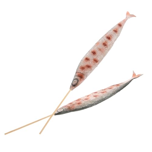KONTONTY 2 Stück Simulierte Saury Künstliche Fischmodelle Lebensechte Grill Dekoration für Restaurants Küchen und Ausstellungen für Werbung und Schaufensterdekoration KONTONTY 2 Stück Simulierte Saury Künstliche Fischmodelle Lebensechte Grill Dekoration für Restaurants Küchen und Ausstellungen für Werbung und Schaufensterdekoration von KONTONTY