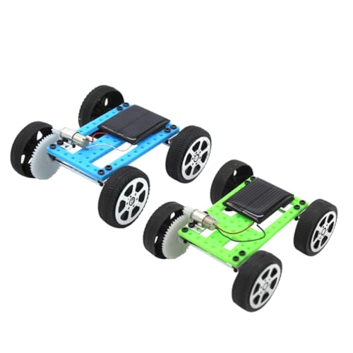 KONTONTY Solarauto-bausatz Für Kinder DIY-Spielzeug Zum Zusammenbauen Solarbetriebenes Fahrzeug-Modell Lernspielzeug Für Wissenschaftsexperimente von KONTONTY