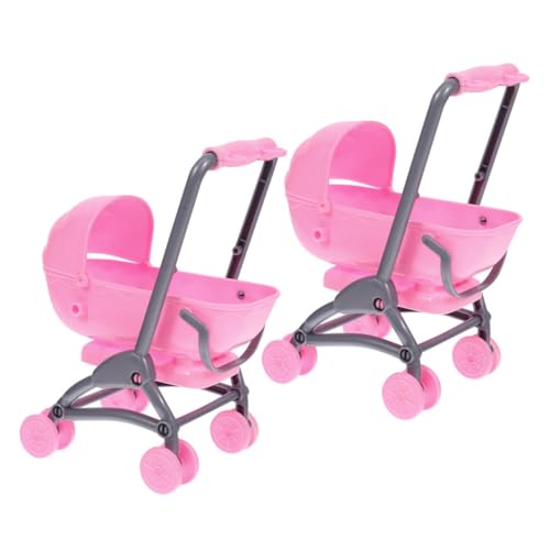 KONTONTY 2 Stück Spiel Kinderwagen Babyspielzeug Kinderwagen Geburtstagsgeschenk für kinderspielzeug Kinderwagen für Puppen, Kleinkinder 1-3 Puppe süßer Kinderwagen KONTONTY 2 Stück Spiel Kinderwagen Babyspielzeug Kinderwagen Geburtstagsgeschenk für kinderspielzeug Kinderwagen für Puppen, Kleinkinder 1-3 Puppe süßer Kinderwagen von KONTONTY