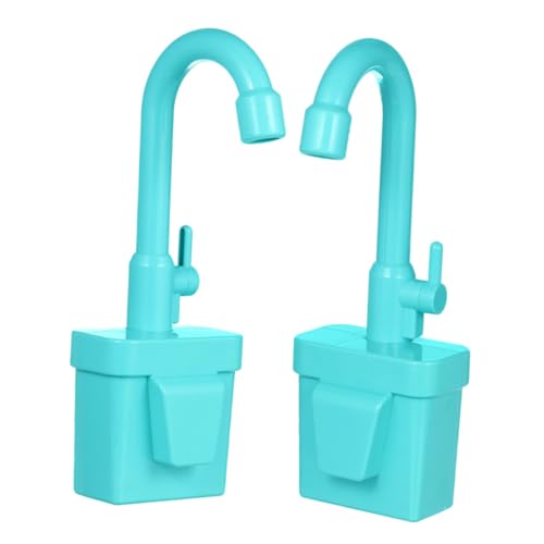 KONTONTY 2 Stück Teiliges Küchen Wasserhahn aus Robustem Langlebig und Bruchsicher Kindgerechtes Zubehör für Spülbecken und Rollenspiele im Kinderküchenbereich Vielseitig Einsetzbar für von KONTONTY