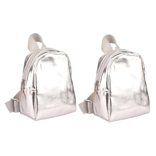 KONTONTY 2 Stück Teiliges Miniatur Puppenrucksack mit Reißverschluss Leichter und Strapazierfähiger Mini Rucksack für Puppen für Puppenhaus Zubehör und Kreatives Rollenspiel KONTONTY 2 Stück Teiliges Miniatur Puppenrucksack mit Reißverschluss Leichter und Strapazierfähiger Mini Rucksack für Puppen für Puppenhaus Zubehör und Kreatives Rollenspiel von KONTONTY