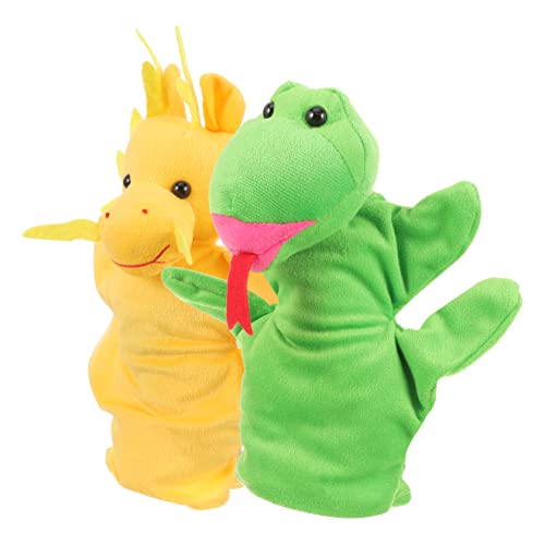 KONTONTY 2 Stück Teiliges Plüsch Tier Handpuppen Interaktive Handpuppen für Weiche Cartoon Tierfiguren als Geburtstagsgeschenk für Rollenspiele Pädagogisches für Kindergarten und Zuhause KONTONTY 2 Stück Teiliges Plüsch Tier Handpuppen Interaktive Handpuppen für Weiche Cartoon Tierfiguren als Geburtstagsgeschenk für Rollenspiele Pädagogisches für Kindergarten und Zuhause von KONTONTY