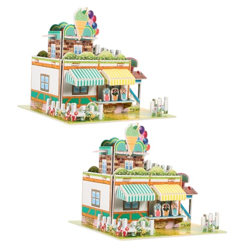 KONTONTY 2 Stück Teiliges Schaumstoff Puzzle Eiscreme Shop Bausatz für Erwachsene DIY Modellbausatz aus Schaumstoff Kreatives Legespiel Vorstellungskraft und Hand Auge Koordination KONTONTY 2 Stück Teiliges Schaumstoff Puzzle Eiscreme Shop Bausatz für Erwachsene DIY Modellbausatz aus Schaumstoff Kreatives Legespiel Vorstellungskraft und Hand Auge Koordination von KONTONTY