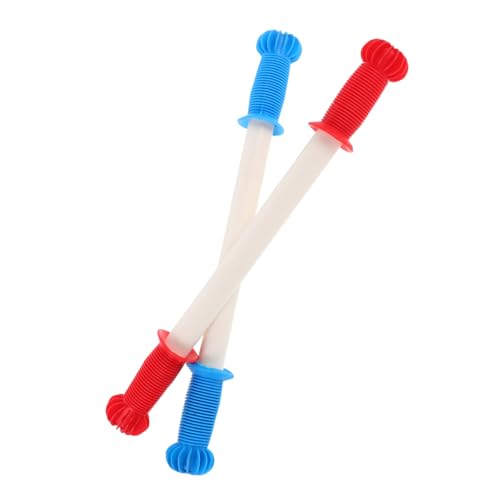 KONTONTY 2 Stück Teiliges Spielzeuggriff für Schaukelpferd Ergonomischer Kunststoffgriff mit Gewinde Sicherer Komfortabler Halt für Kleine Hände Verbesserte Stabilität Bunte Griffe von KONTONTY