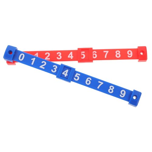 KONTONTY 2 Stück Tischfußball Score Counter Teiliges Tragbare Leichte Zählereinheit Stabilem Material mit Sichtbarem Farbkontrast für Fußballtisch Zubehör KONTONTY 2 Stück Tischfußball Score Counter Teiliges Tragbare Leichte Zählereinheit Stabilem Material mit Sichtbarem Farbkontrast für Fußballtisch Zubehör von KONTONTY