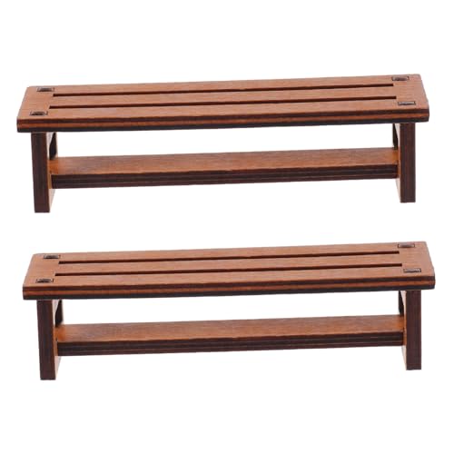 KONTONTY 2 Stück Vintage Mini Holzstuhl Robuste Puppenhaus Möbel im Retro Design Vielseitige Dekoration für Zuhause Schreibtisch und Regale Einzigartiges für Nostalgischer Einrichtung KONTONTY 2 Stück Vintage Mini Holzstuhl Robuste Puppenhaus Möbel im Retro Design Vielseitige Dekoration für Zuhause Schreibtisch und Regale Einzigartiges für Nostalgischer Einrichtung von KONTONTY