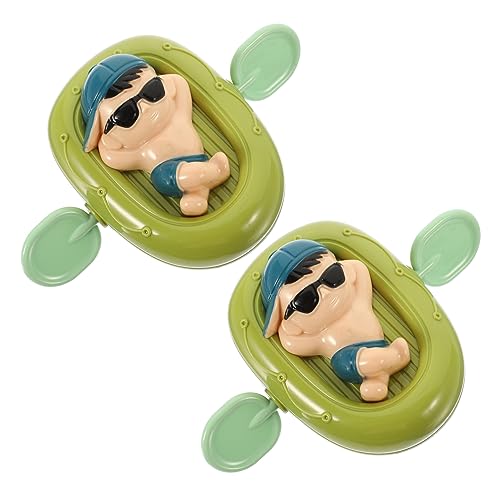 KONTONTY 2 Stück Wasserbootspielzeug Schwimmendes Wasserspielzeug Badewanne Kinderbadewannenspielzeug Badeboot Badespielzeug Plastik Grün Zufällige Farbe KONTONTY 2 Stück Wasserbootspielzeug Schwimmendes Wasserspielzeug Badewanne Kinderbadewannenspielzeug Badeboot Badespielzeug Plastik Grün Zufällige Farbe von KONTONTY