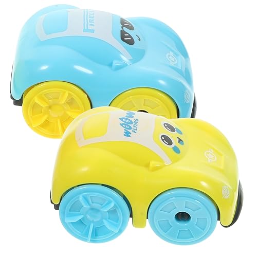 KONTONTY 2 Stück Wasserspielzeug Auto für Badespaß mit Aufziehbarem Design für Monate Alte Kleinkinder Farbenfrohe Sichere Spielzeuge von KONTONTY