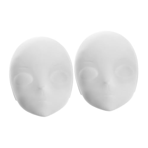 KONTONTY 2 Stück Weiße PVC Gesichtsmaske zum Bemalen Leichte Langlebige Fuchsgesicht Masken Passend für Halloween Karneval DIY Kostüme und Maskenbälle KONTONTY 2 Stück Weiße PVC Gesichtsmaske zum Bemalen Leichte Langlebige Fuchsgesicht Masken Passend für Halloween Karneval DIY Kostüme und Maskenbälle von KONTONTY