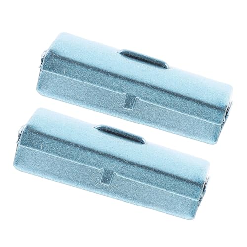 KONTONTY 2 Stück Werkzeugkasten Dekorative Mini Toolbox für Puppenhaus Zubehör Blauer Mini Ornament für DIY Projekte und Szenen Gestaltung KONTONTY 2 Stück Werkzeugkasten Dekorative Mini Toolbox für Puppenhaus Zubehör Blauer Mini Ornament für DIY Projekte und Szenen Gestaltung von KONTONTY