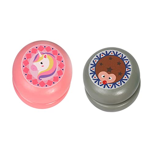 KONTONTY 2 Stück Yoyo-Ball- - - Jo-jo- Aus Holz -Ball Cartoon- - Bambus KONTONTY 2 Stück Yoyo-Ball- - - Jo-jo- Aus Holz -Ball Cartoon- - Bambus von KONTONTY
