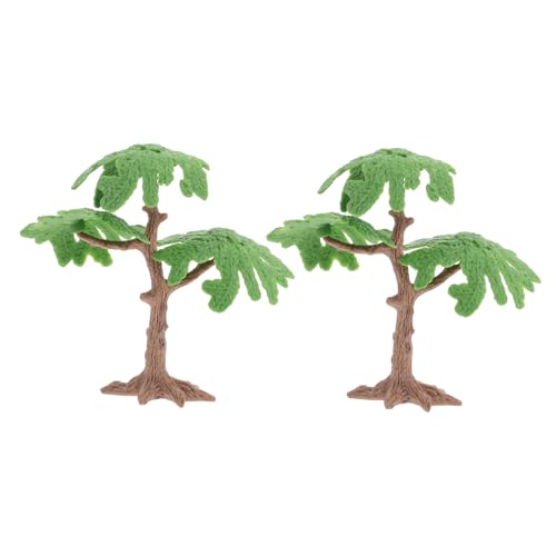 KONTONTY 2 Stück Zypresse Puppenhausbaum -Topper mit Palmen Baumfigur Dioramenbedarf kleine Bäume zur Dekoration Mini-Baum Miniatur-Waldbäume Green KONTONTY 2 Stück Zypresse Puppenhausbaum -Topper mit Palmen Baumfigur Dioramenbedarf kleine Bäume zur Dekoration Mini-Baum Miniatur-Waldbäume Green von KONTONTY