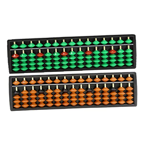 KONTONTY 2 Stücke Jungen und Mädchen Arithmetik Spielzeug Abacus Multi-Funktion Pädagogisches Zählen Spielzeug von KONTONTY