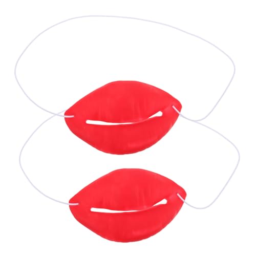 KONTONTY 2 Stücke Lustiger Mund Deko Lustige Lippen -Cosplay -Requisiten Lustige Lippenfotokabine Requisiten Halloween-Maskerade-Requisiten Lustige Lippenkabine Requisiten Rot Gummi KONTONTY 2 Stücke Lustiger Mund Deko Lustige Lippen -Cosplay -Requisiten Lustige Lippenfotokabine Requisiten Halloween-Maskerade-Requisiten Lustige Lippenkabine Requisiten Rot Gummi von KONTONTY