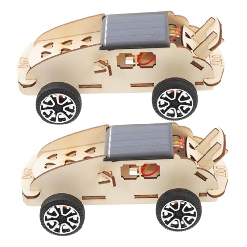 KONTONTY 2 Stücke Solarauto -Modell Kinderwissenschaftsspielzeug Löten Übungskasten Solar Angetriebene Spielzeugkits Wissenschafts-kit Modellbausätze Solarsystem-kit Hölzern KONTONTY 2 Stücke Solarauto -Modell Kinderwissenschaftsspielzeug Löten Übungskasten Solar Angetriebene Spielzeugkits Wissenschafts-kit Modellbausätze Solarsystem-kit Hölzern von KONTONTY
