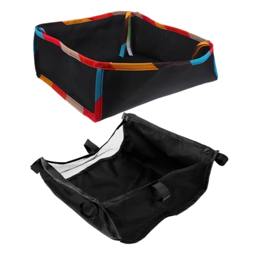 KONTONTY 2-teilige Wickeltasche Für Kinderwagen: Tragbare Hängetasche Für Den Kinderwagen, Reise-Organizer, Behältertasche Für Windel, Flasche, Spielzeug von KONTONTY