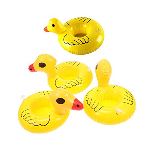 KONTONTY 20 STK wasseraufblasbarer Getränkehalter Becherträger für Getränke schwimmt Schweben aufblasbare getränkehalter wasserspaß Becherhalter aus PVC PVC-Getränkehalter Wiederverwendbar von KONTONTY