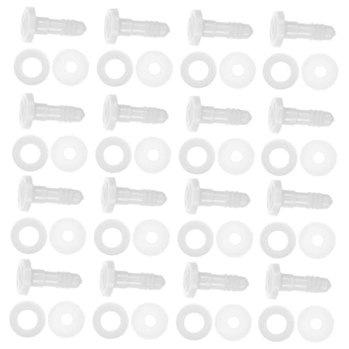 KONTONTY 20 Sätze Gemeinsames Puppenzubehör gefälschte Gelenke Puppenspielzeug Kunststoffgelenke Zubehör für die Puppenherstellung DIY-Bastelverbindungen Plastik Weiß KONTONTY 20 Sätze Gemeinsames Puppenzubehör gefälschte Gelenke Puppenspielzeug Kunststoffgelenke Zubehör für die Puppenherstellung DIY-Bastelverbindungen Plastik Weiß von KONTONTY