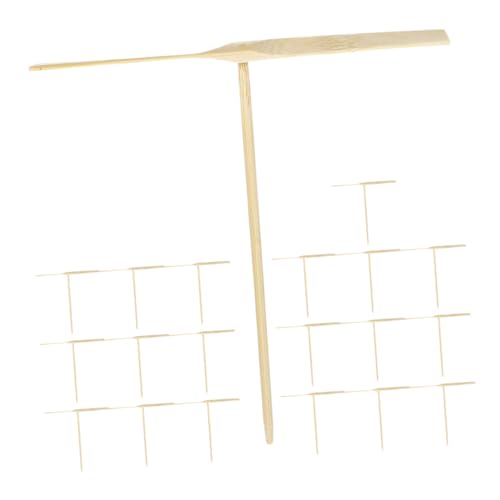 KONTONTY 20 Stück Bambus Spinning Copter für Outdoor Fliegendes Propeller Nachhaltiges Batteriefreies Koordination und von KONTONTY