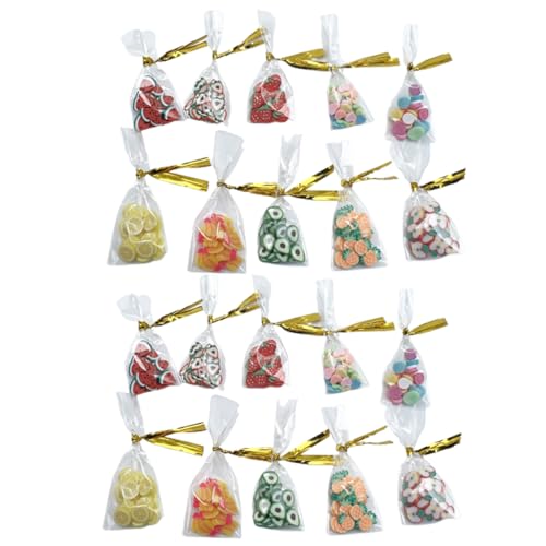 KONTONTY 20 Stück Deko Realistische Süßigkeiten für Puppenhaus für Kreative Spielsz Szenarien Fördert Fantasie und Kognitive Fähigkeiten KONTONTY 20 Stück Deko Realistische Süßigkeiten für Puppenhaus für Kreative Spielsz Szenarien Fördert Fantasie und Kognitive Fähigkeiten von KONTONTY