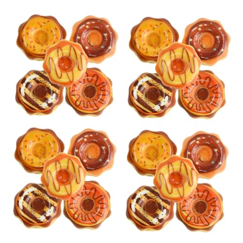 KONTONTY 20 Stück Donuts Teiliges für Puppenhaus Lifelike Dessert Modell Dekoration für DIY Projekte und Szenen Realistisches mit Liebevollen Details für Puppenhaus Zubehör und Kreative KONTONTY 20 Stück Donuts Teiliges für Puppenhaus Lifelike Dessert Modell Dekoration für DIY Projekte und Szenen Realistisches mit Liebevollen Details für Puppenhaus Zubehör und Kreative von KONTONTY