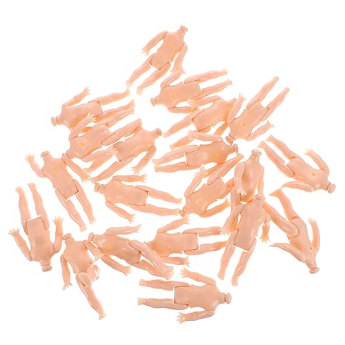 KONTONTY 20 Stück Geschenkpuppenkörper -Puppen-DIY-Körper Zubehör für die Puppenherstellung Puppenteile Puppengelenke Materialien für Plastikpuppen Puppenmaterialien selber Machen von KONTONTY