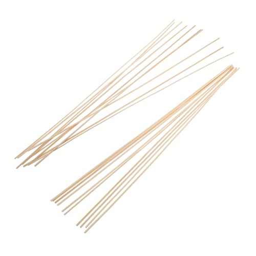 KONTONTY 20 Stück Kite unterstützt Bambusstreifen Basteln mit Kindern Drachen Machen Set Drachenbau Materialien Flexible Bambusstäbe Lange Bambusstäbe Kite-Stützstäbe Bambusstöcke Beige von KONTONTY
