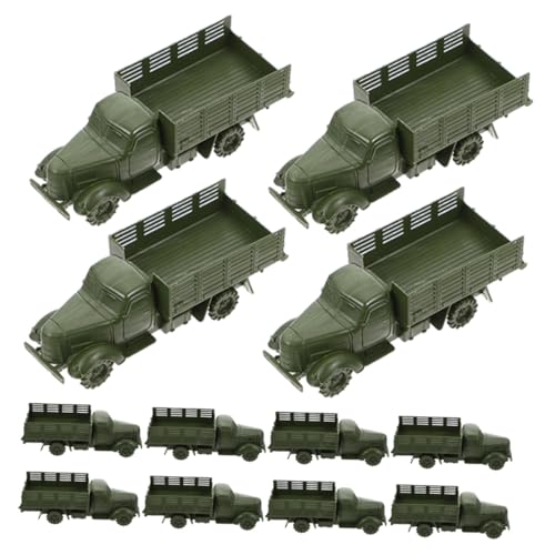 KONTONTY 20 Stück LKW Modellauto Cartoon Süße Dekoration Verlorenes Schlüsselband Dekoratives Auto Armaturenbrett Automodell Spielzeuganzug Instrumentenmesser Handkörbe von KONTONTY