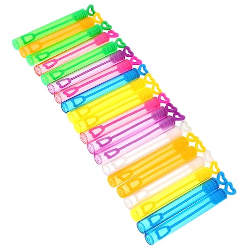KONTONTY 20 Stück Leere Flasche Hausgemachte Blasen Kleine Blasenflaschen Zauberstab Party Für Blasenmacher Seifenblasenflaschen Seifenblasenset Blasenblase Flasche Plastik von KONTONTY