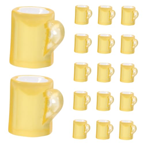 KONTONTY 20 Stück Mini-Bierkrug Mini-Becher Mini-puppenhaus-zubehör Dekorationszubehör Für Puppenhäuser Dekoration Für Puppenhäuser Miniaturen Puppenhauszubehör Miniatur -Dinge Harz Gelb KONTONTY 20 Stück Mini-Bierkrug Mini-Becher Mini-puppenhaus-zubehör Dekorationszubehör Für Puppenhäuser Dekoration Für Puppenhäuser Miniaturen Puppenhauszubehör Miniatur -Dinge Harz Gelb von KONTONTY