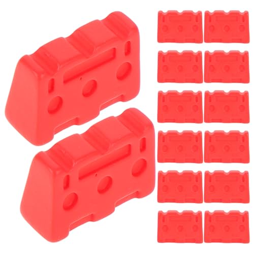 KONTONTY 20 Stück Mini-Konstruktion Harz rot von KONTONTY