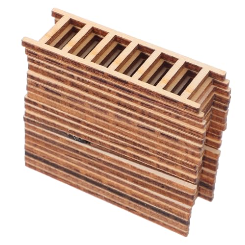 KONTONTY 20 Stück Miniatur Holzleiter Deko Teiliges Modell für DIY Landschaftsdekoration Perfektes Zubehör für Minihäuser und Sandtisch Layouts aus Hochwertigem Holz Gefertigt KONTONTY 20 Stück Miniatur Holzleiter Deko Teiliges Modell für DIY Landschaftsdekoration Perfektes Zubehör für Minihäuser und Sandtisch Layouts aus Hochwertigem Holz Gefertigt von KONTONTY