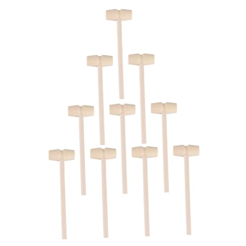 KONTONTY 20 Stück Minihammer Sensorisch Kleinkinder Knackende Schlägel Kuchenschlägel Holzhämmer Für Krabbenschlägel Aus Holz Minischlägel Für Mini-Hammer Hölzern KONTONTY 20 Stück Minihammer Sensorisch Kleinkinder Knackende Schlägel Kuchenschlägel Holzhämmer Für Krabbenschlägel Aus Holz Minischlägel Für Mini-Hammer Hölzern von KONTONTY