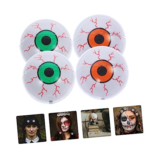 KONTONTY 20 Stück Teiliges Halloween Deko Realistische Gruselige Augen Langlebige Fake Eyeballs für Schaurige Party Dekoration Sicher und Bruchsicher für Halloween Party Zufällige Farbe von KONTONTY