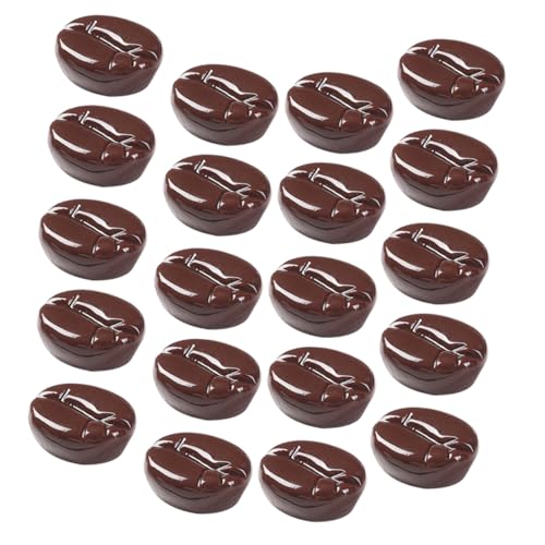KONTONTY 20 Stück Teiliges Künstliche Realistische Kaffeebohnen aus Resin Langlebige DIY Schmuck und Dekorationsornamente für Laden und Kreative Bastelprojekte KONTONTY 20 Stück Teiliges Künstliche Realistische Kaffeebohnen aus Resin Langlebige DIY Schmuck und Dekorationsornamente für Laden und Kreative Bastelprojekte von KONTONTY