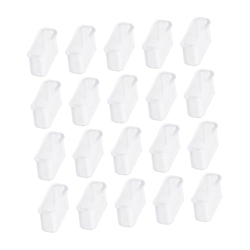 KONTONTY 20 Stück Teiliges Kunststoff Pfeifenabdeckungs Basketball schiedsrichter Leichter Kompakter Mundstückschutz Austauschbar Robustes Pfeifenzubehör für Outdoor sport und Spiele von KONTONTY