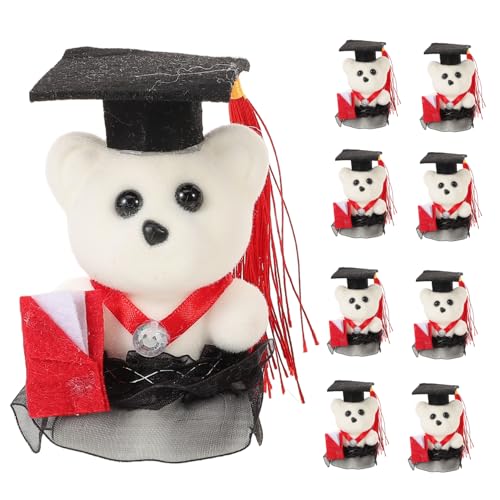 KONTONTY 20 Stück Teiliges Kuscheltier Abschlussbär Plüschpuppen mit Doktorhut Leichte Langlebige Graduation Bear Deko für DIY Blumensträuße Party Ornamente für Abschlussfeier KONTONTY 20 Stück Teiliges Kuscheltier Abschlussbär Plüschpuppen mit Doktorhut Leichte Langlebige Graduation Bear Deko für DIY Blumensträuße Party Ornamente für Abschlussfeier von KONTONTY